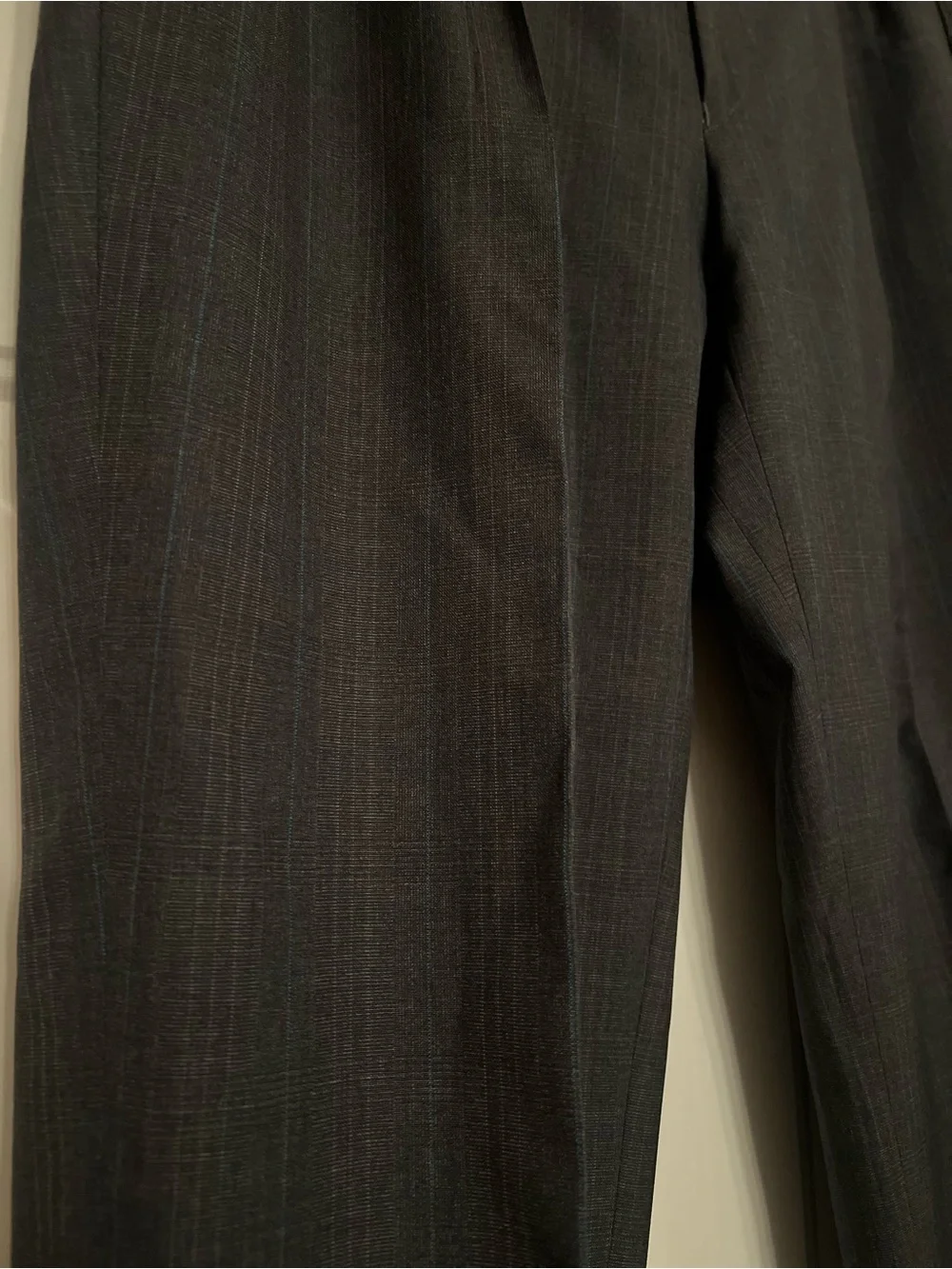 Vintage Yves Saint Laurent Diffusion Hommes 100% Pure Wool Charcoal Suit - 36x30 - Picture 13 of 15